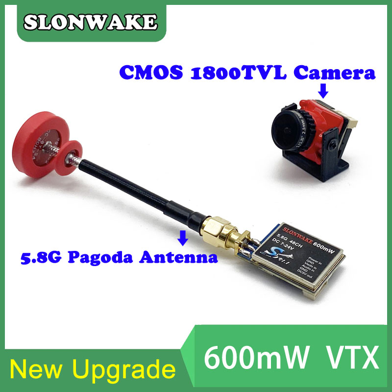 5.8G 48CH 600mW adjustable VTX - огляд і ціна Drone Transmitter
