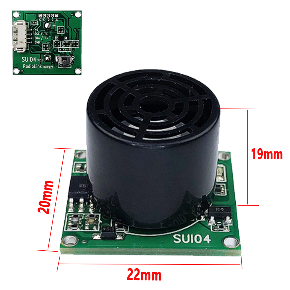 SUI04 Ultrasonic Sensor Sonar  - огляд і ціна Drone Flight Controller