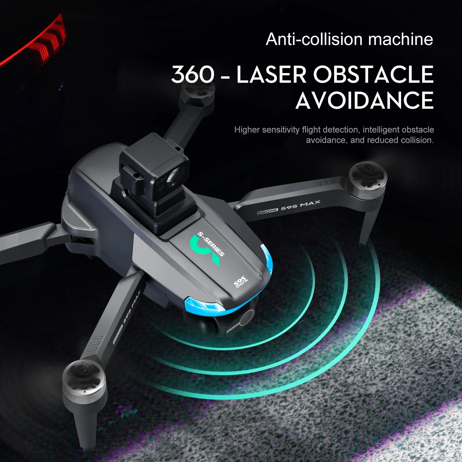 NEW S9S MAX MINI Drone 4K 2-Ax - огляд і ціна Drone Gps Mount