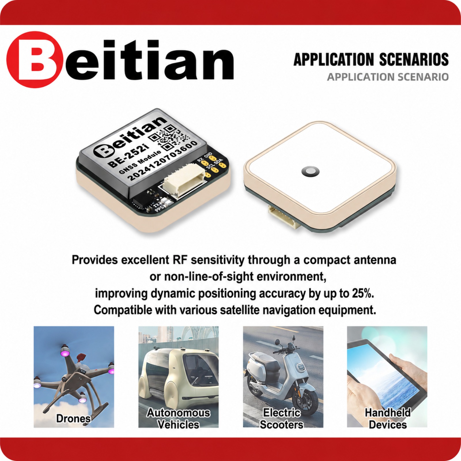 Beitian M10 Triple Mode GNSS C - огляд і ціна Drone Compass