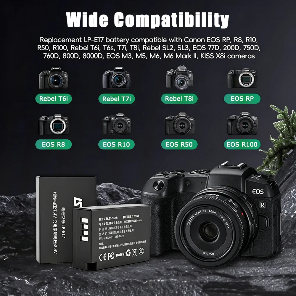 LP-E17 Battery for Canon Camer - огляд і ціна Canon Camera Eos R8